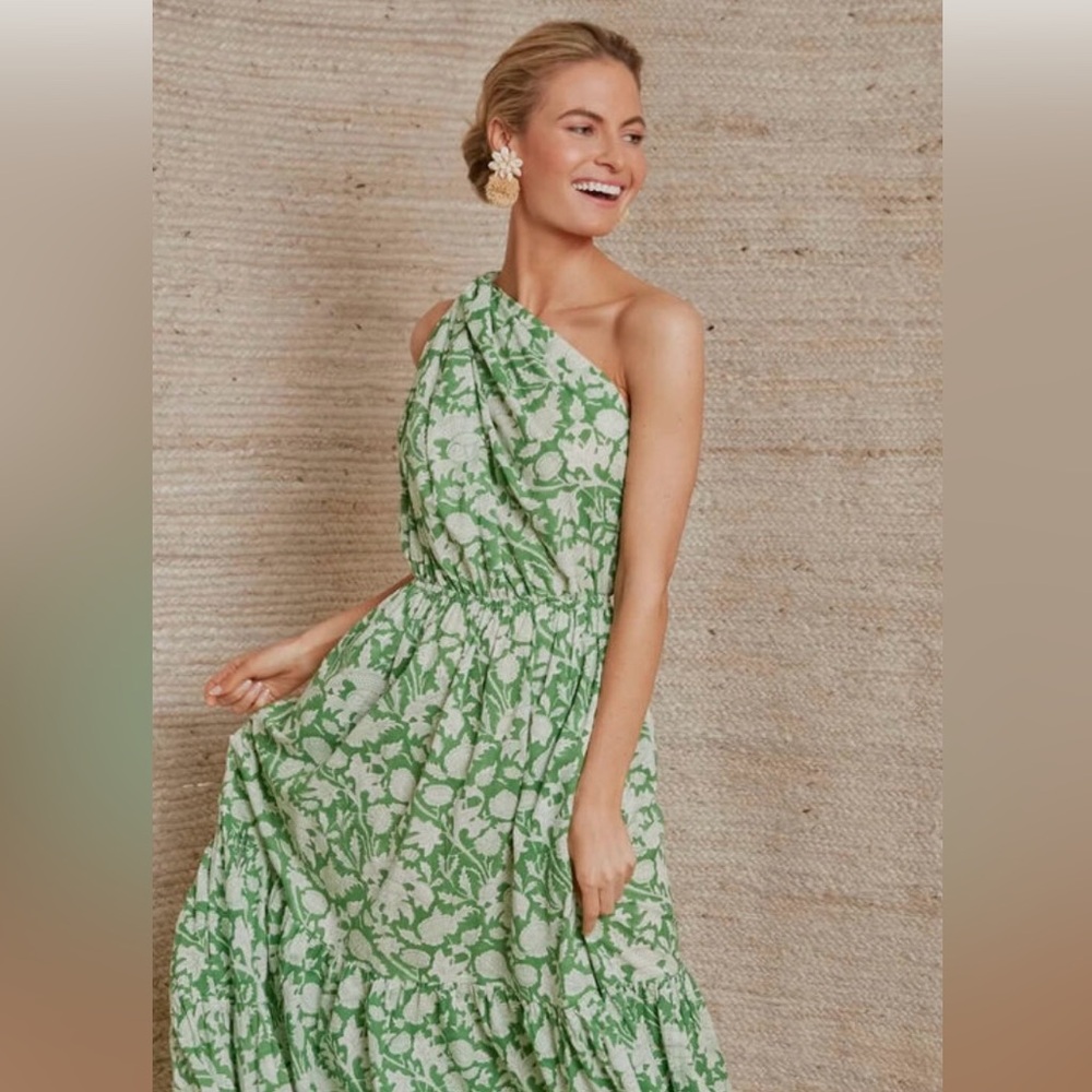 NWT Tuckernuck Charina Sarte Green Botanica Dress